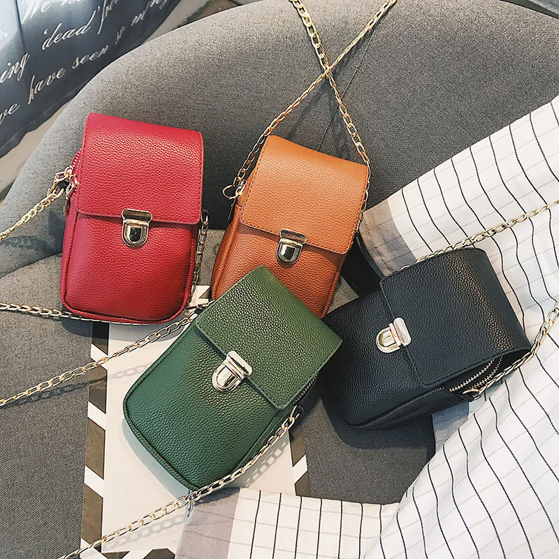 Женские сумки через плечо мини-кошелек с откидной крышкой для сотового телефона