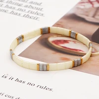 original design diy custom handmade jewelry tila bead bracelet jewelry handmade loom armband wholesale bracelets for women
