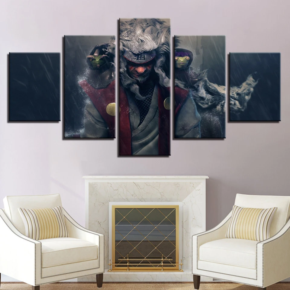 

Anime Home Decoration Canvas Art Decor Wall Paintings Posters 5 Panel Pictures for Home Design Cartoon Comics Prints Noframe