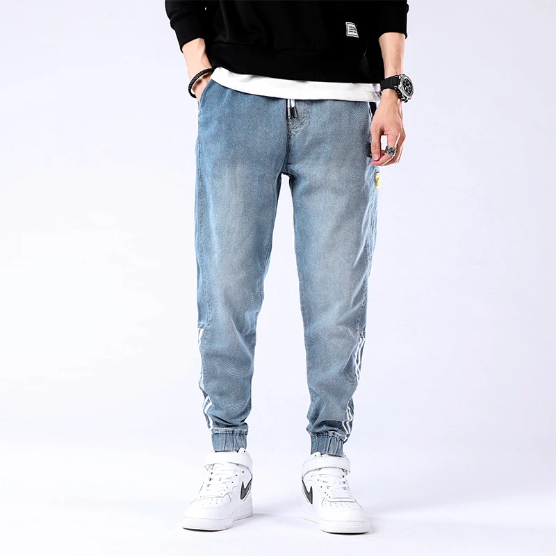 

New Arrivals Fashion Casual Blue Harem Jeans Denim Trousers For Men