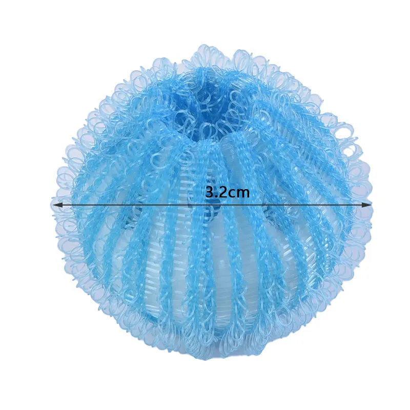 

6pcs Nylon Laundry Ball Decontamination Washing Machine Washing And Protecting Ball Sticking And Removing Hair Removal Cleaning
