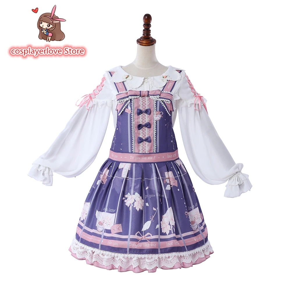 

Повседневная одежда Sweet Love Lolita осеннее платье в стиле слинг JSK