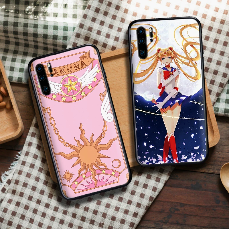 Чехол Сейлор Мун для HuaweiY9 Prime 2019 Коврики 10 20 Pro Nova2 3 4 Lite Nova 2i 3i 5i Y6 Y7 2018