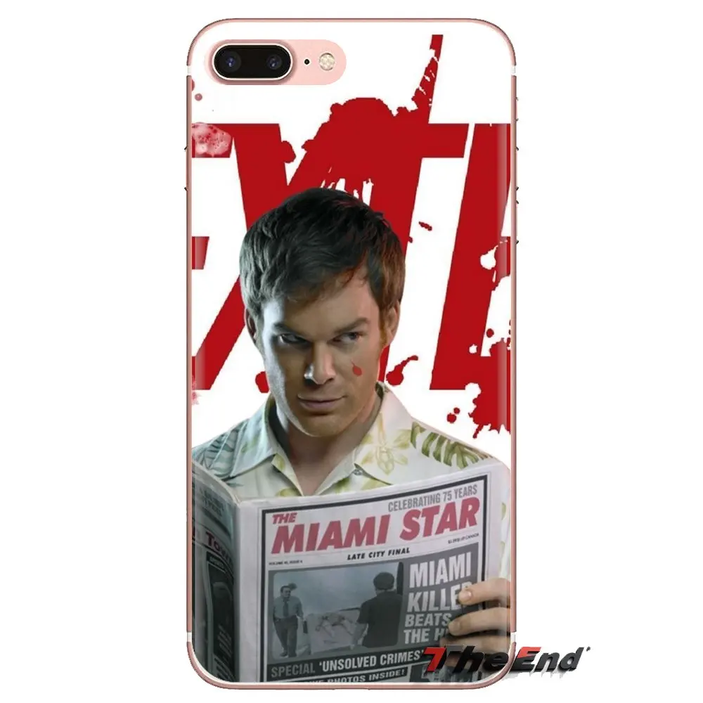 Dexter Images Wallpapers Soft Transparent Cases Covers For iPod Touch Apple iPhone 4 4S 5 5S SE 5C 6 6S 7 8 X XR XS Plus MAX |