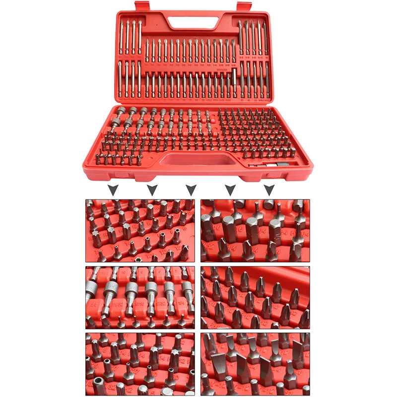 Комплект защитных насадок для отвертки Ultimate 208 шт. электроинструментов|Отвертка|