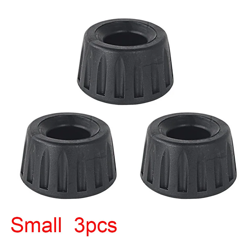 Small 3PCS От 1/4 до 3/8 винтовая подставка для штатива камеры быстросъемная нескользящая резиновая подставка для ног сменная подставка для профессионального монопода - Цвет: Small 3PCS