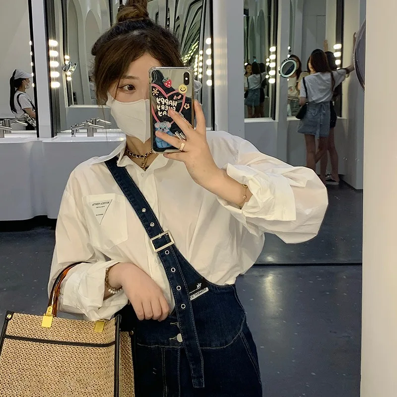 

Cheap wholesale 2021 spring summer autumn new fashion casual ladies work women Blouse woman overshirt female OL At6579X