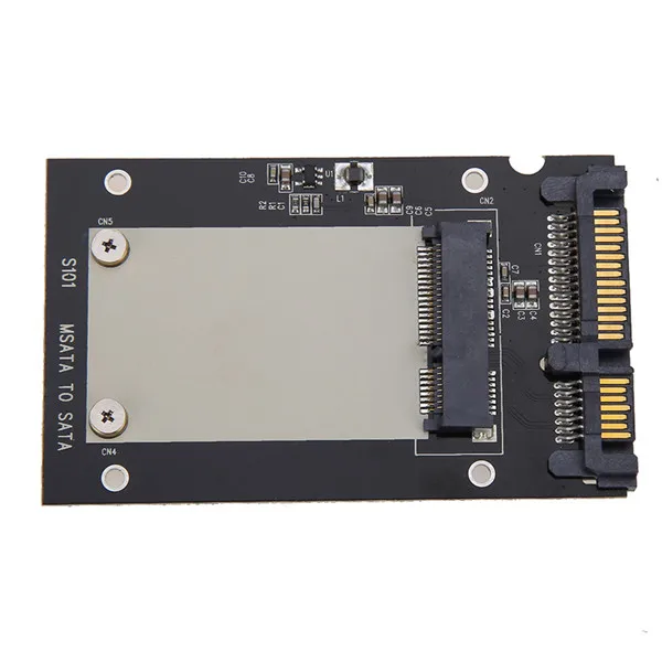 MSATA SSD до 2,5 дюймов SATA3 HDD SSD конвертер адаптер карта с 7 мм Толщина защитный чехол - Цвет: With No Case