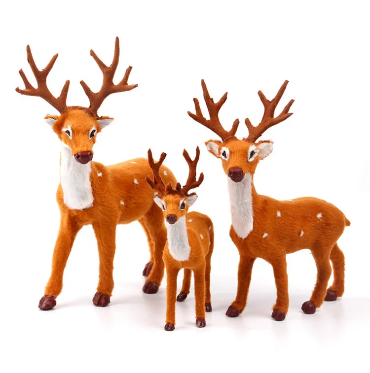 1 шт. рождественские украшения для дома Navidad kerst decoratie плюшевые украшения с подвеской в виде оленя лося и оленя год