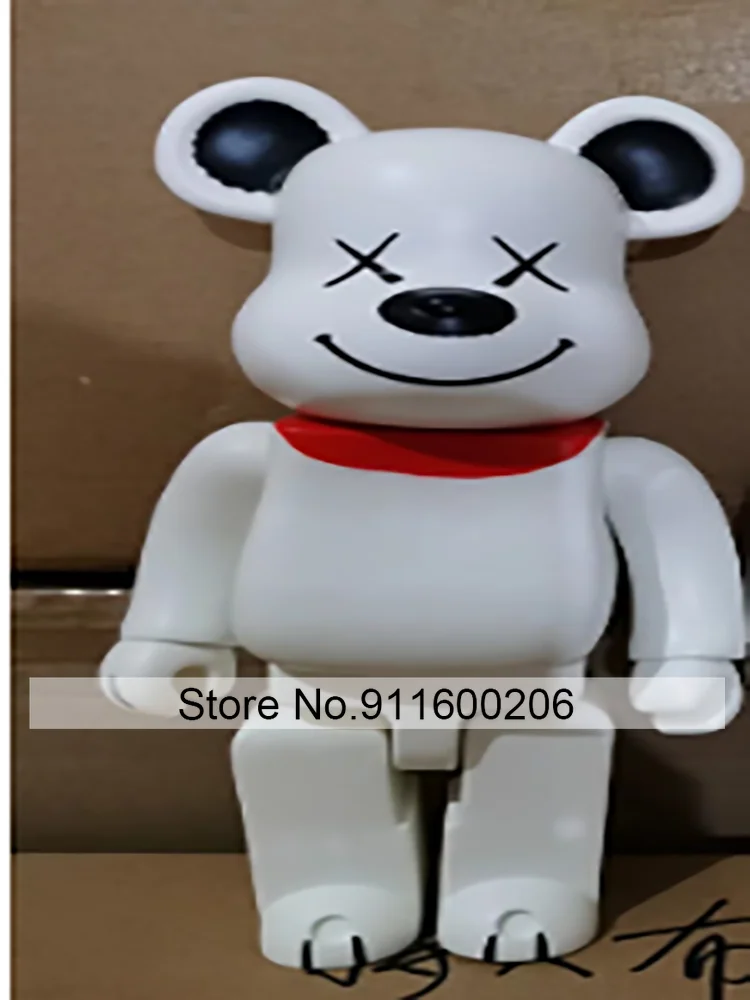 

Bearbricklys 28cm 400% Bear&bricklys Toy White Blocks Bear Toy Action Toy Figures Garage Kits Dolls Kids Toys