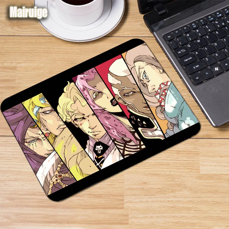 Mairuige горячая кровь комикс JoJo странные приключения реолы Jojo коврик для мыши 290x250коврик для мыши коврики для стола ПК Противоскользящий резиновый коврик