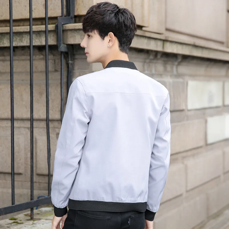 Jacket Men's 2020 New Casual Slim Korean Jackets Men Fashion Coat 4xl Mens And Coats Chaquetas Hombre KJ278 s | Мужская одежда