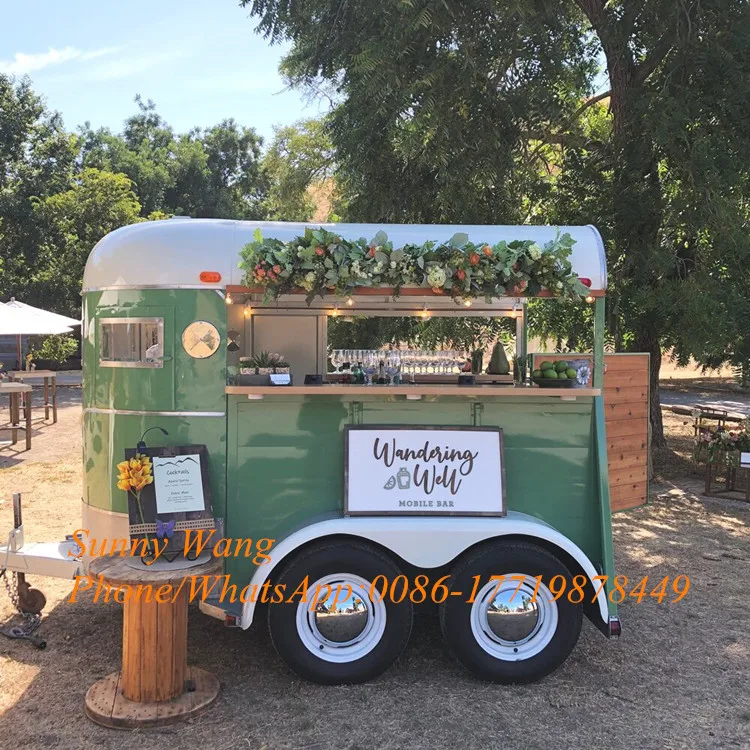 Новая Закусочная машина Ретро мобильный бар Пивной пищевой грузовик с