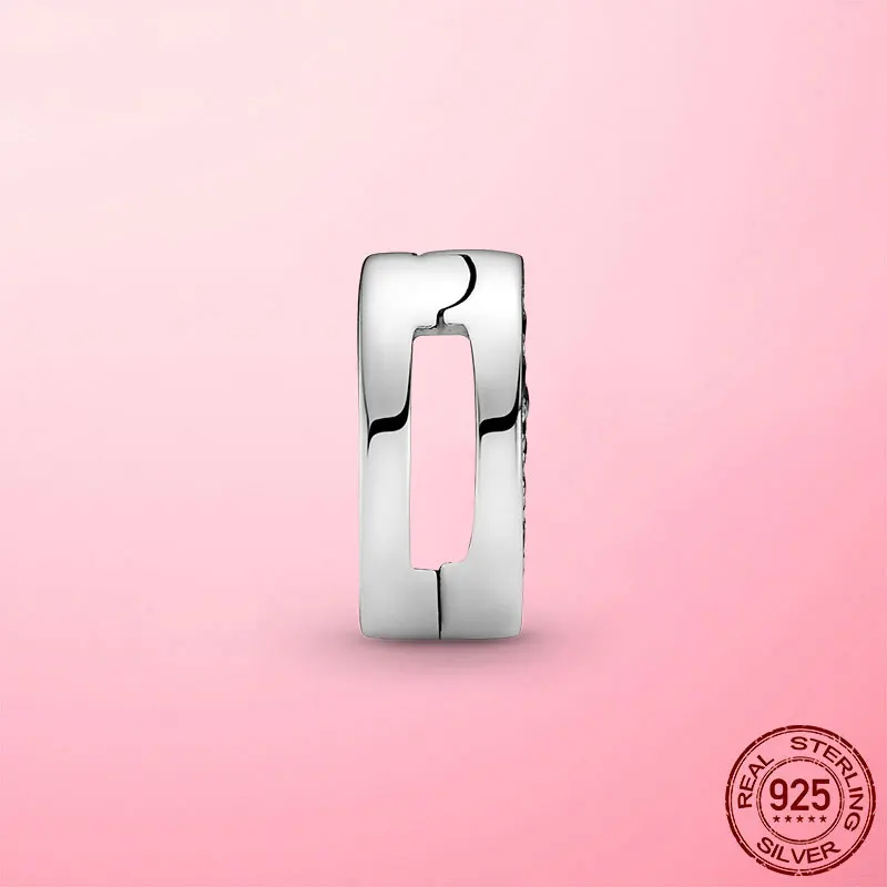 

Reflexions Charms 925 Sterling Silver Blue Heart Clip Charm Beads fit Original Bracelet Clips 925 Original Fashion Jewelry Gift