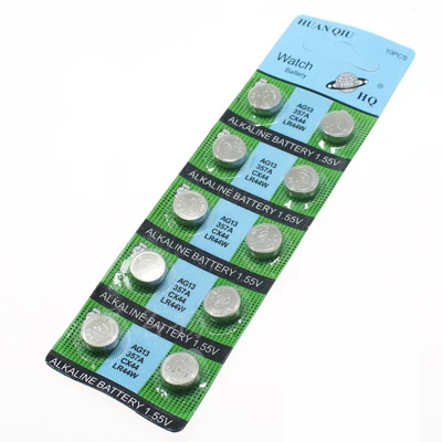 10PCS LR44 Профессиональный мини-зонд Цифровой ЖК-термометр гигрометр Измеритель температуры в помещении цифровой ЖК-дисплей белый черный - Цвет: 10PCS LR44