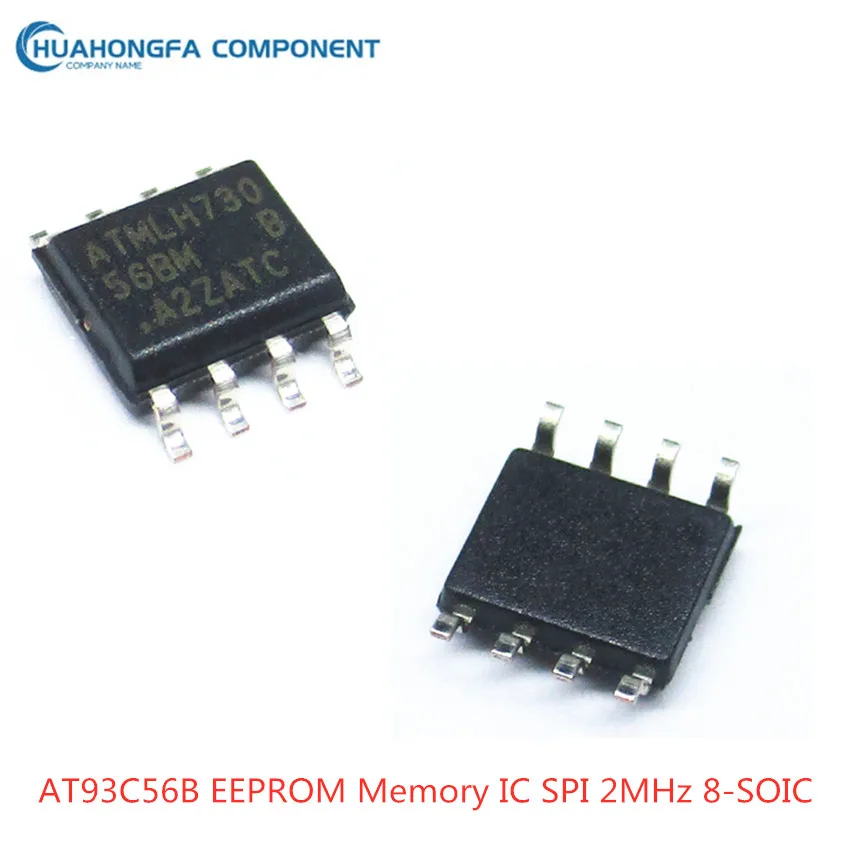 AT93C56B AT93C56B-SSHM-T SOP8 EEPROM память IC SPI 2MHz 8-SOIC Интегральные схемы | Электроника