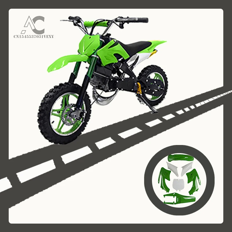 Комплект маленьких пластиковых крыльев для детского мотоцикла Apollo MINI MOTO 47cc и 49cc