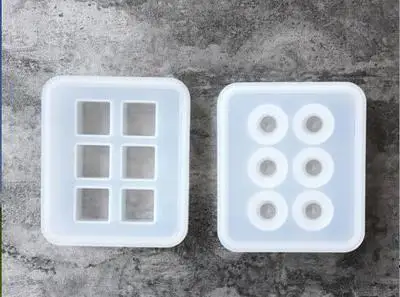 

Popular6 Styles Beads Square Ball 6 Hanging Holes DIY Epoxy Jewelry Mold Resin Molds For Jewelry