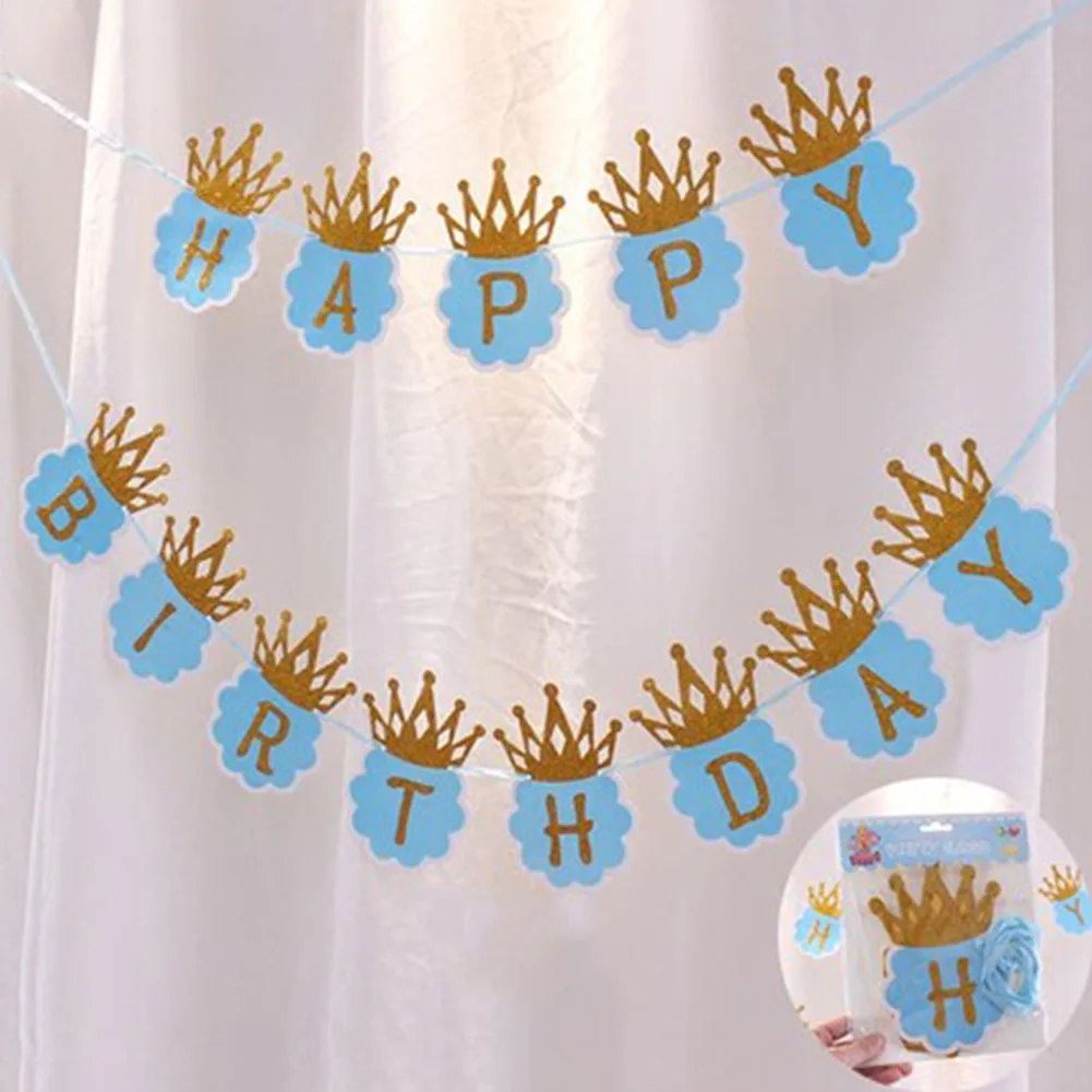 Домашний фон из флажков товары счастливый плакат &quotс днем рождения&quot орнамент