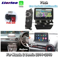 for mazda 2 demio 2014 2019 car android accessories multimedia player gps navigation system radio hd screen stereo head unit