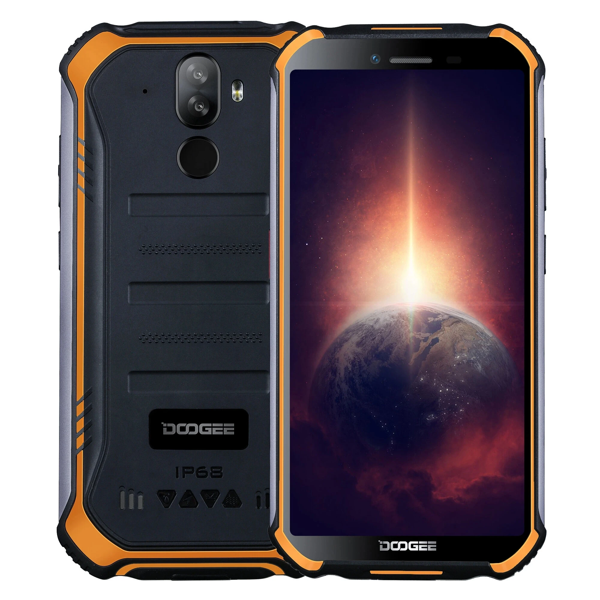 Смартфон Doogee S40 Pro экран 5 45 дюйма IP68/IP69K Поддержка NFC на базе Android 10 0 4650 мАч 13 МП 4 Гб 64