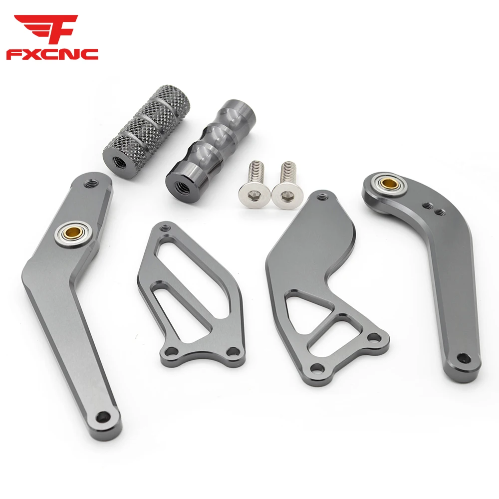 

For Yamaha YZF R6 2003-2005 CNC Aluminum Alloy Motorcycle Rearset Footrest Footpeg Pedal Rear set Foot rest Accessories Part