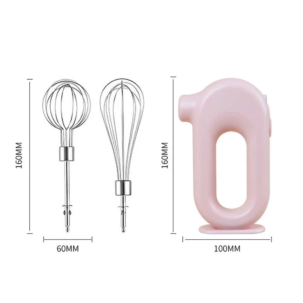 

Rechargeable Hand Mixer Electric Kitchen Mixer Egg Whisk for Cream Cake