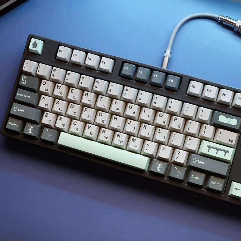 140 клавиш GMK колпачки для в дождливый день сублимационная механическая