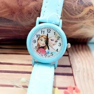 Кварцевые часы для девочек с эльзой | Наручные