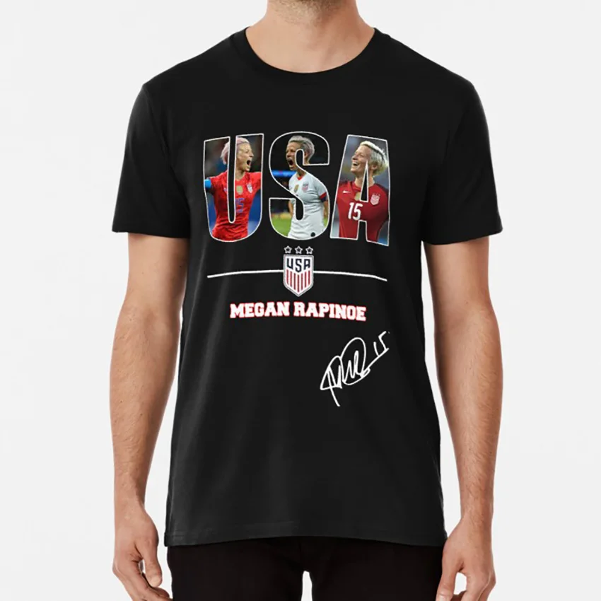 США женская футбольная команда Меган рапиное Футболка рапиное| |