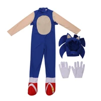 childs speedy blue heroic video game character faster trick or treater kids halloween carnival costume cosplay