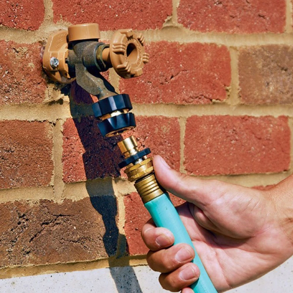 

1Set 3/4 Inch Male and Female Universal Garden Hose Fitting Quick Connector High Quality