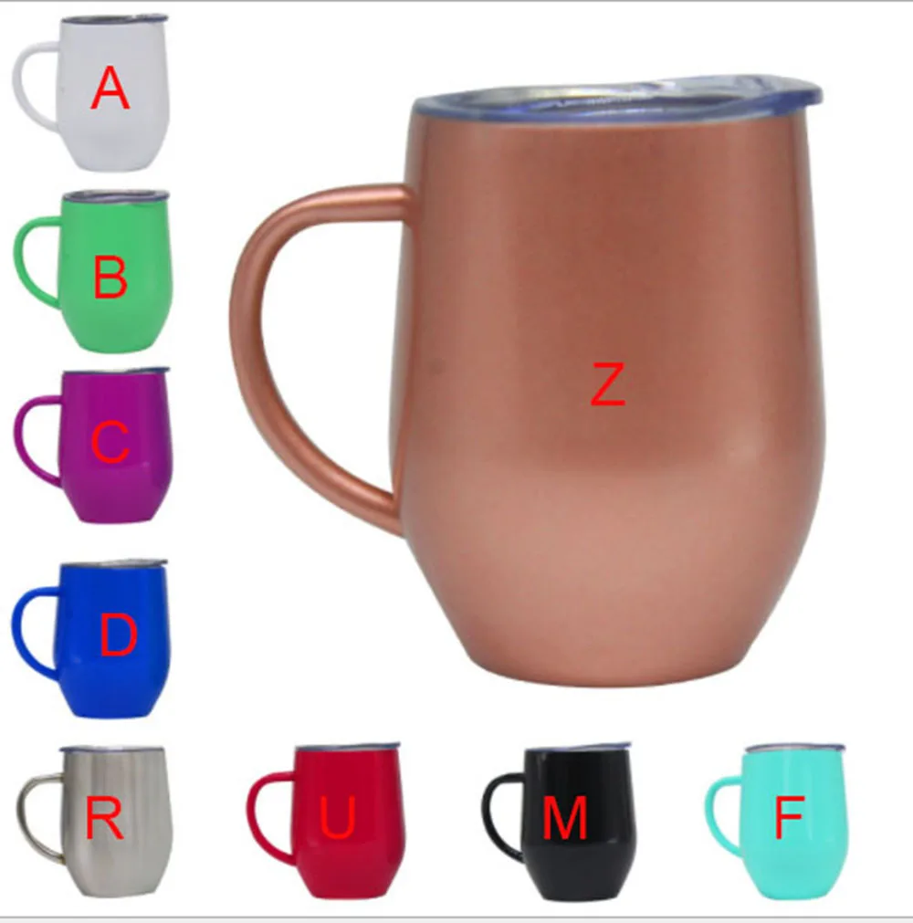 Рождество 12oz глоток с ручкой для вина пивная бутылка воды кружка термос тепловой