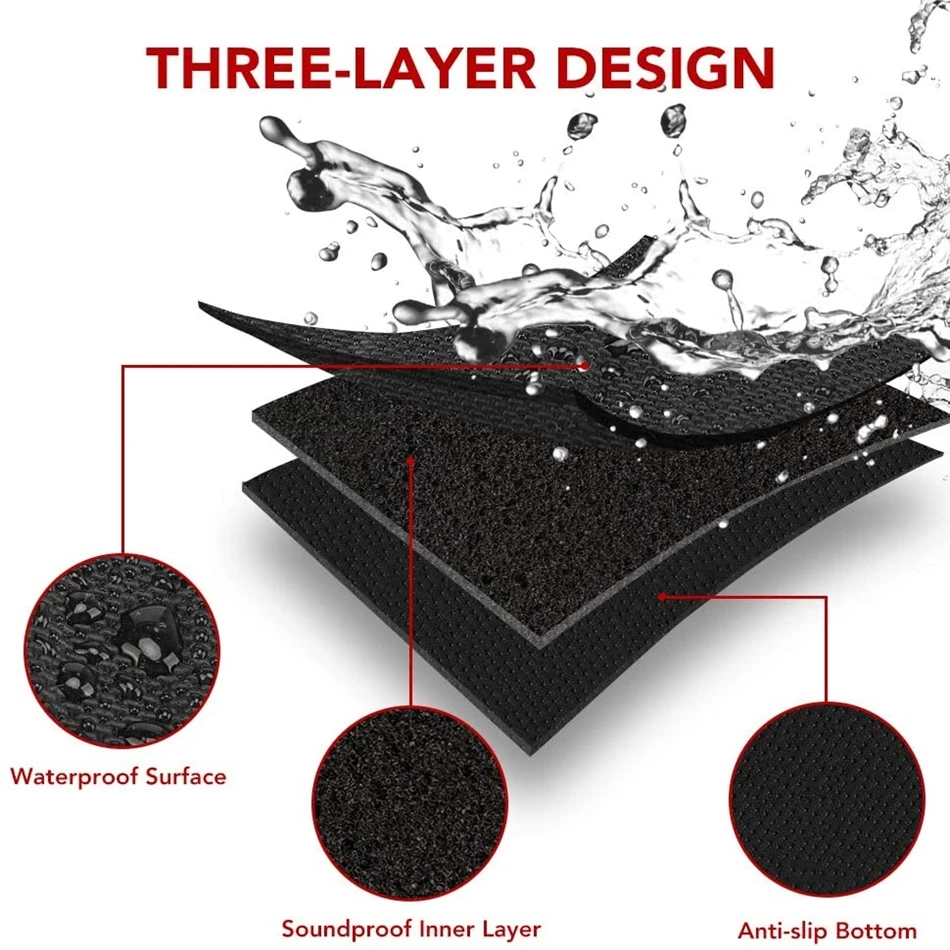 Custom-designed For Tesla Model 3 Y 2021 All-weather XPE Trunk Mats 3D Cargo Liner Rear Mat Front Reaer Box Liners |