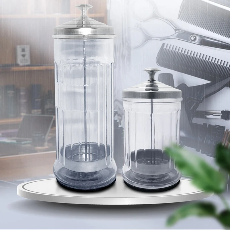 

Barbicide Disinfectant Jar Nail Art Salon Hairdressing Tools Disinfection Cup