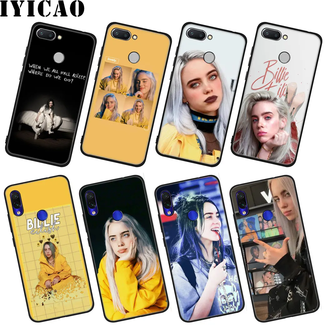 IYICAO Billie Eilish Мягкий силиконовый чехол для Xiaomi Redmi Go S2 K20 6 Pro 8A 7 7A 6A 5A 4A 5 Plus 4X |