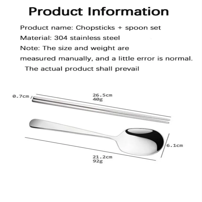 2 шт. палочки для еды из нержавеющей стали набор ложек разделительный Набор буфета столовая посуда наборы