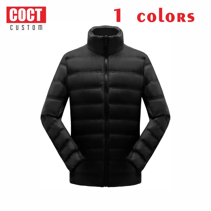 2021 new autumn and winter lightweight down jacket men's fashion hooded short large ultra-thin lightweight youth slim jacket dow