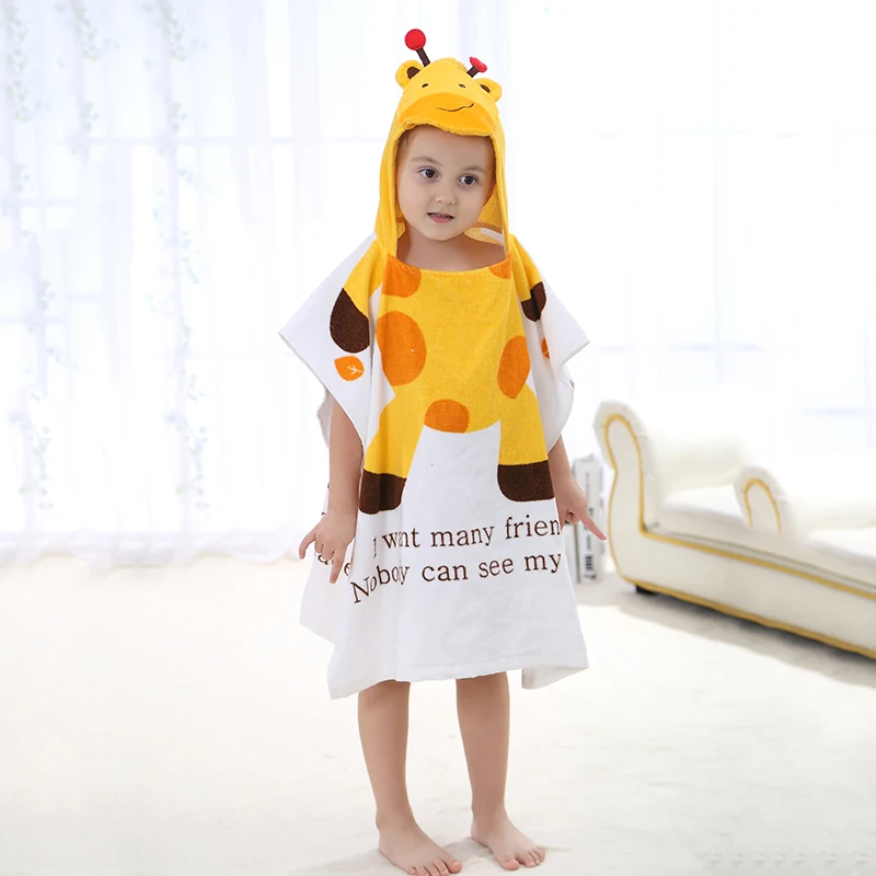 Халат с капюшоном Lady beetle детское полотенце удобное мягкое одеяло для