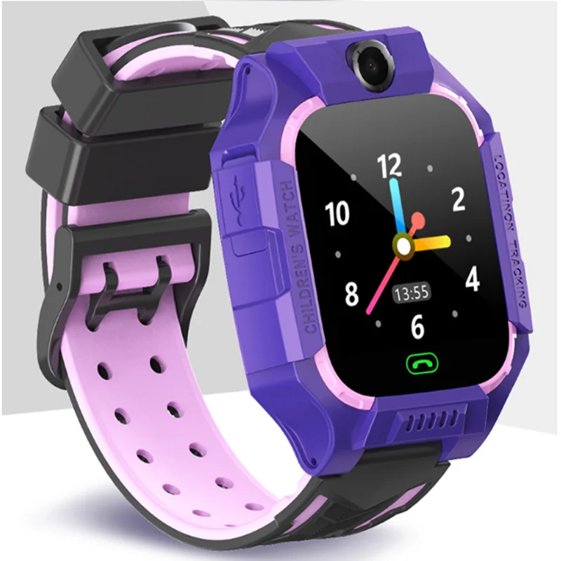 Девиз Q12 LBS Детские умные часы голосовой чат GPS локатор трекер детский