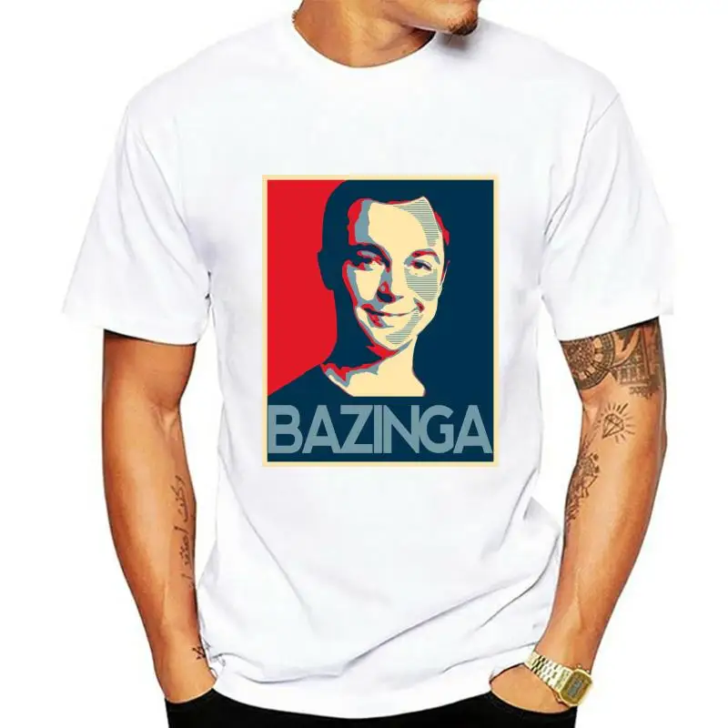 

Мужская футболка, Постер Bazinga, футболка для женщин и мужчин