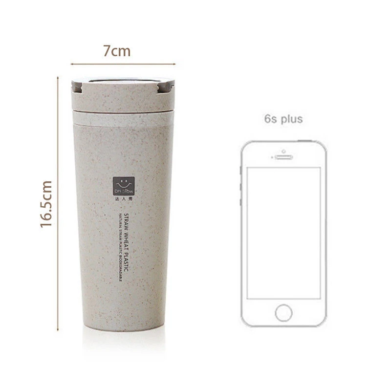 2019 Горячая популярная Одиночная продукция Пшеничная солома двойная чашка