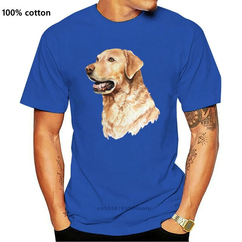 

Oguz Simsek-золотистый ретривер Лабрадор собака с коротким рукавом футболка унисекс-рубашка хлопок мода женская футболка