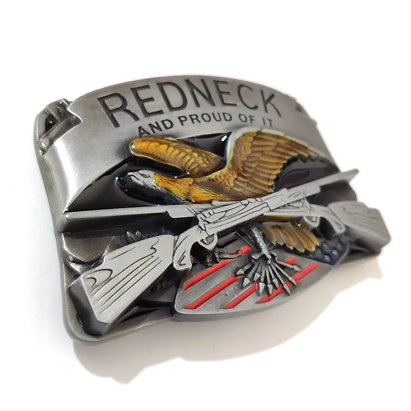 Мужской ремень в стиле рок с металлической пряжкой ковбойский крутой Панк 3D из