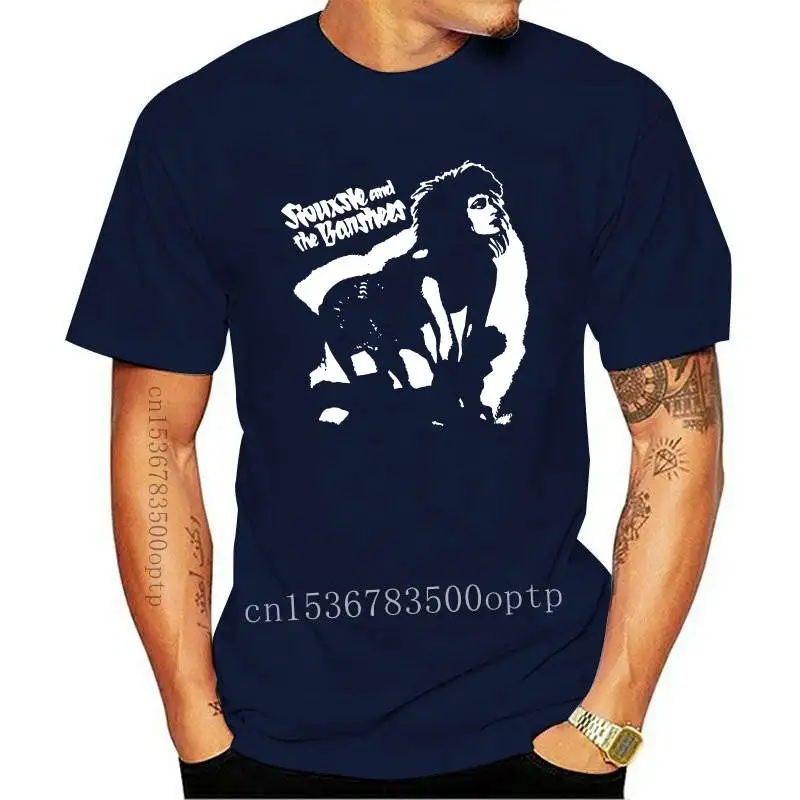 

New Siouxsie And The Banshees Vintage Reprinted Black Cotton T-Shirt S-3Xl