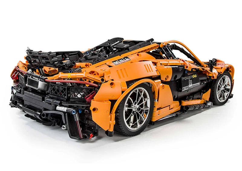 DHL 20087 Technic автомобиль совместим с MOC-16915 mlaren P1 скоростной автомобиль набор строительных блоков Кирпичи приложение RC Мотор Модель автомобиля игрушки подарок