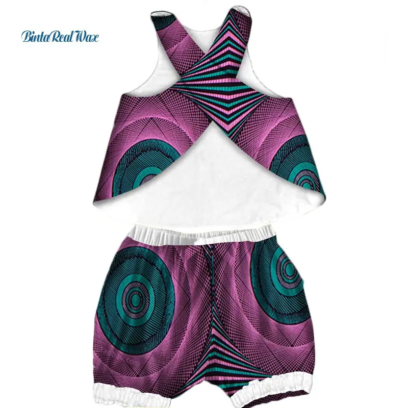 Комплект из топа и штанов с принтом в африканском стиле для мальчиков девочек