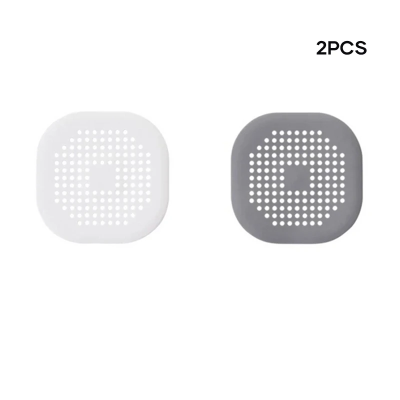 

Square Drain Cover Silicone Plug Hair Trap Filter Shower Drain Protection Strainer Stopper for Bathroom Bathtub Kitchen --M25