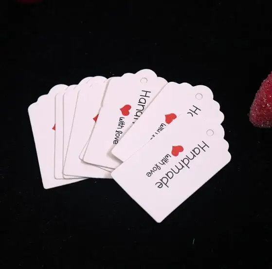 10 шт./лот 3*5 см крафт-бумага ручная работа Этикетка Подарочная коробка этикетка