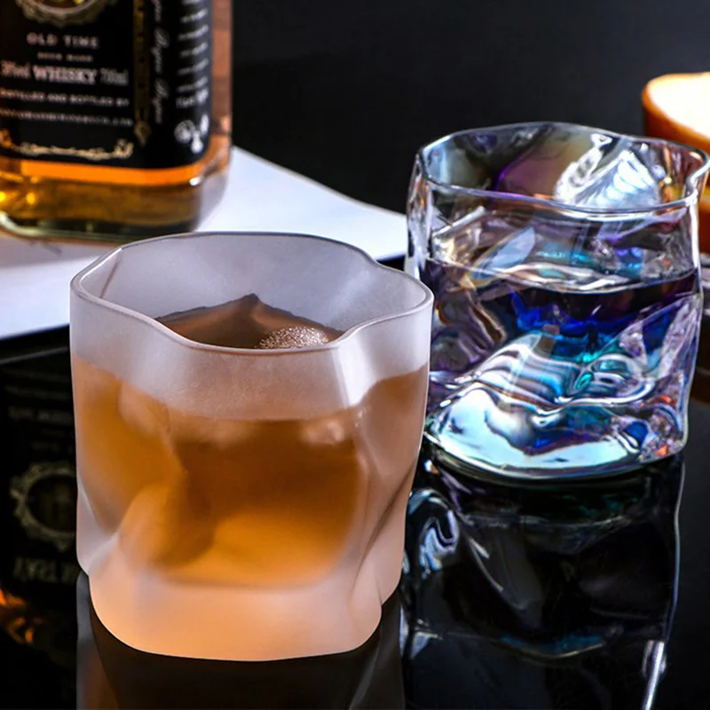 Стеклянные стаканы для виски с художественным дизайном Необычные